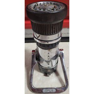 Akron Brass Turbo Jet. 1969 Fire Department Hose Nozzle DECOMMISSIONED UNTESTED